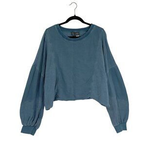 Saturday Sunday By Anthropologie Sweatshirt Balloon Sleeve L Lightweight Womens